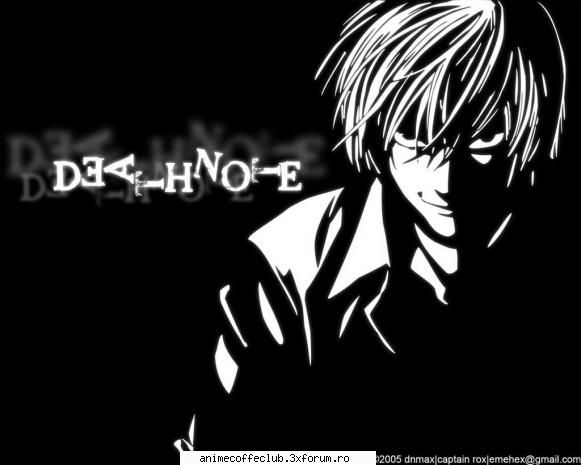 aici puteti sa postati poze cu diferite personaje din death note galeria death note